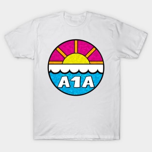 Florida Route A1A Daytona Beach West Palm Key West Melbourne Jacksonville Saint Augustine Miami T-Shirt